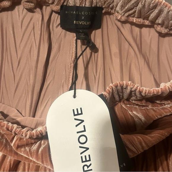 Michael Costello x REVOLVE Rosana Pants Mauve Flare Women’s Size Small New - Picture 6 of 9